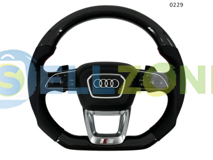 Σπορ τιμόνι Carbon S line για Audi A1 A3 A5 A6 A7 A8 TT Q3 Q5 Q6 Q7 Q8  - 0229
